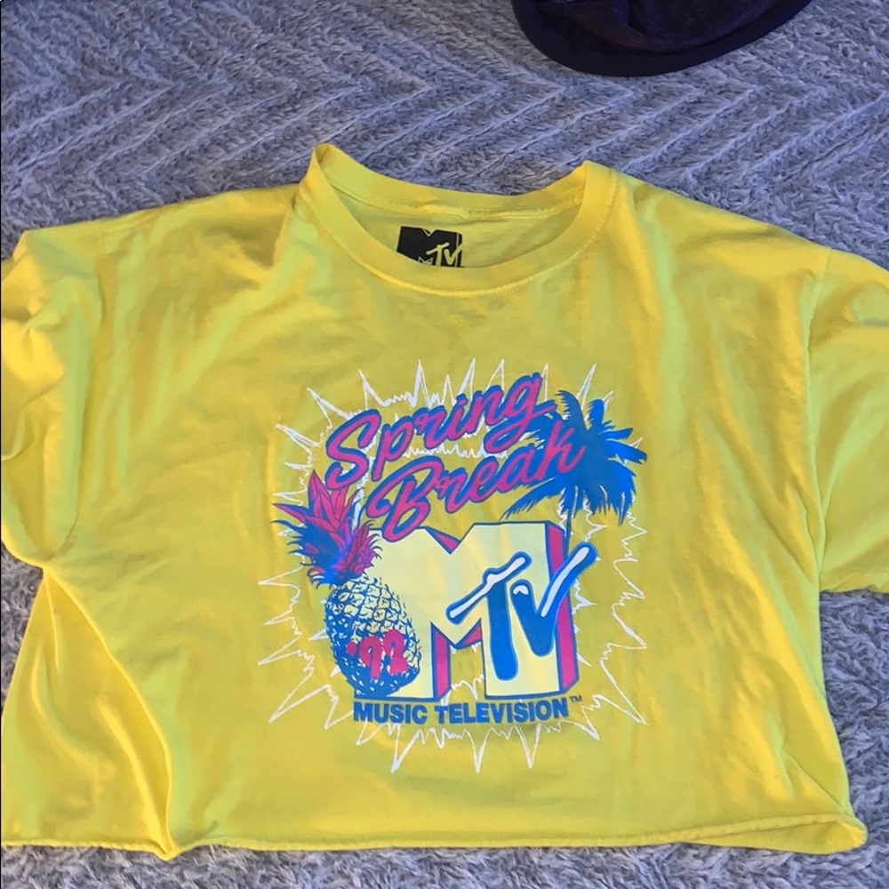 MTV spring break crop top